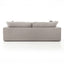 PLUME SOFA HEATHER TWILL PEWTER | 245 x 101.50 x 87 CM.