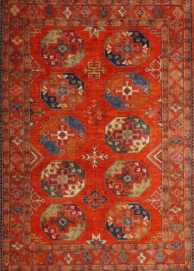 KHIVA HAND MADE CARPET | 2.49 x 1.75 M.