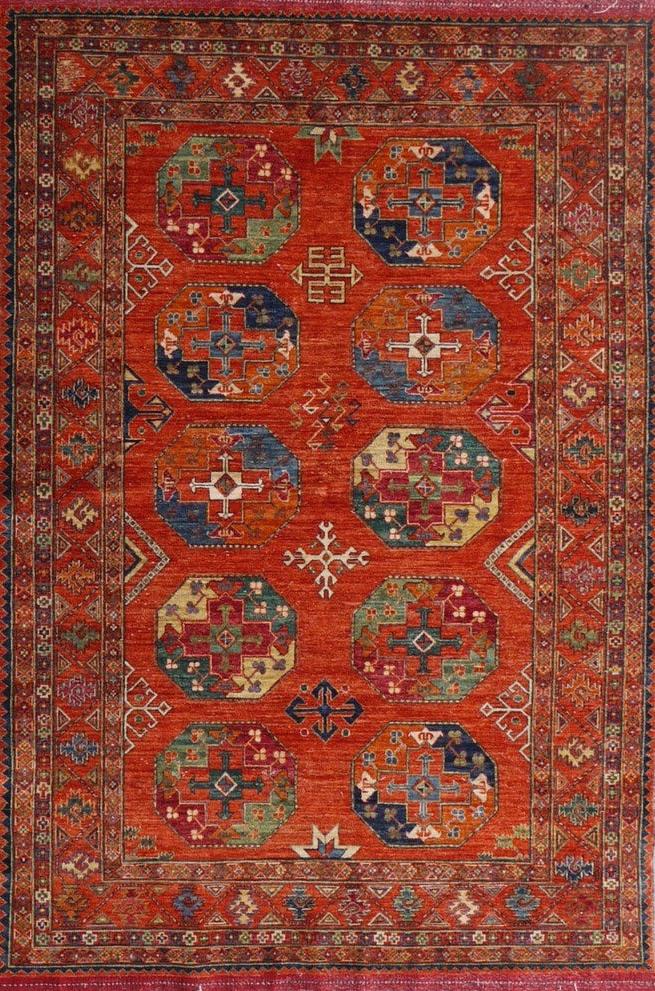 KHIVA HAND MADE CARPET | 2.65 x 1.83 M.