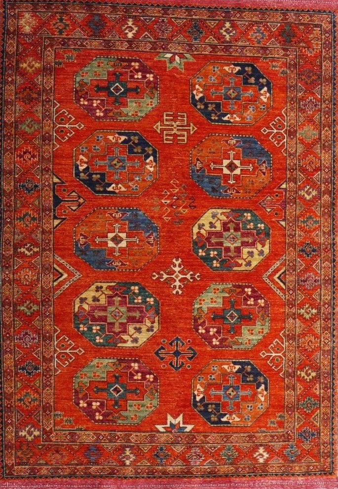 KHIVA HAND MADE CARPET | 2.56 x 1.8 M.