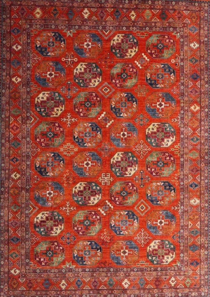 KHIVA HAND MADE CARPET | 4.14 x 3 M.