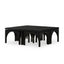 AMARA COFFEE TABLE TBL W-NESTING ARCH STLS | 120 x 120 x 46.5 CM.