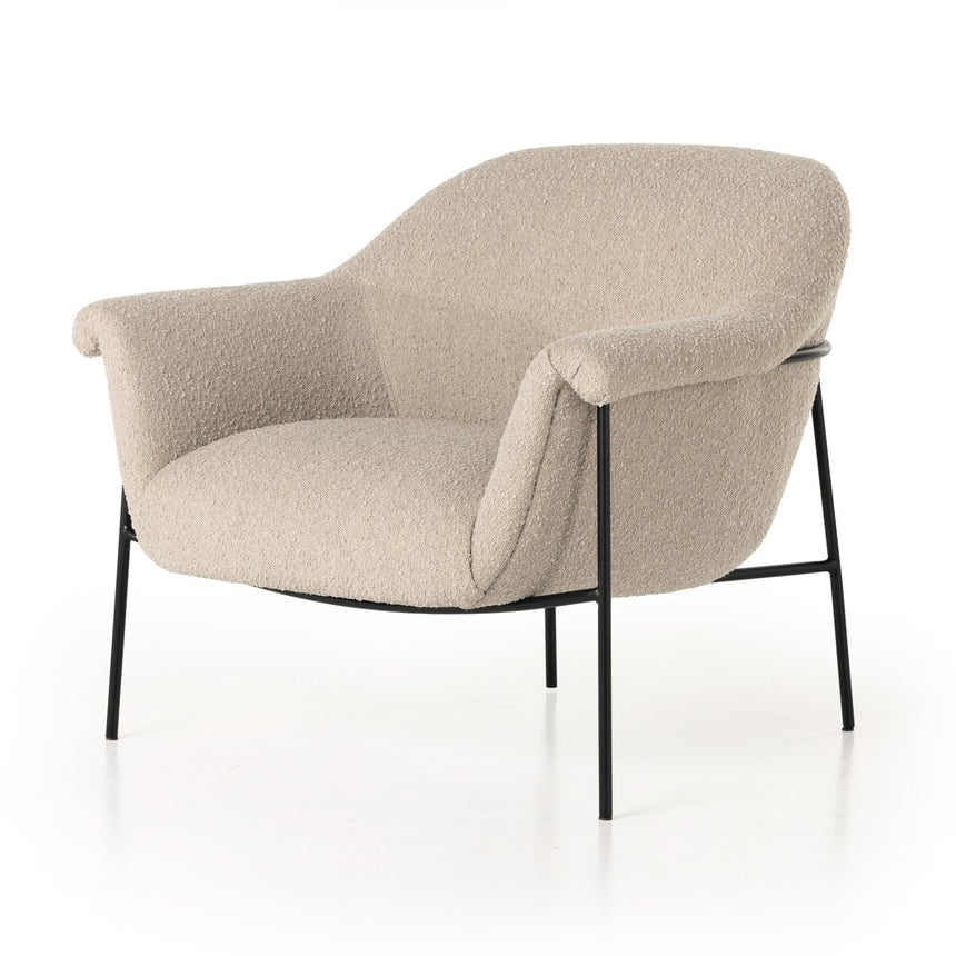 SUERTE CHAIR KNOLL SAND | 81.25 x 90 x 72 CM.