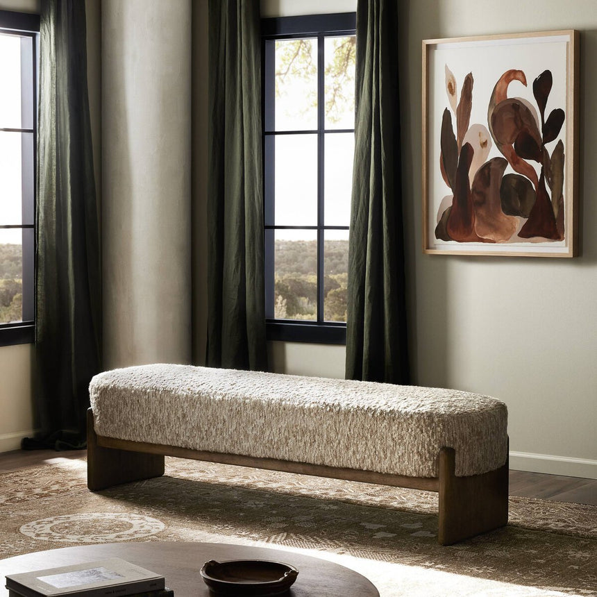 KIRBY ACCENT BENCH | 192 x 52 x52 CM.