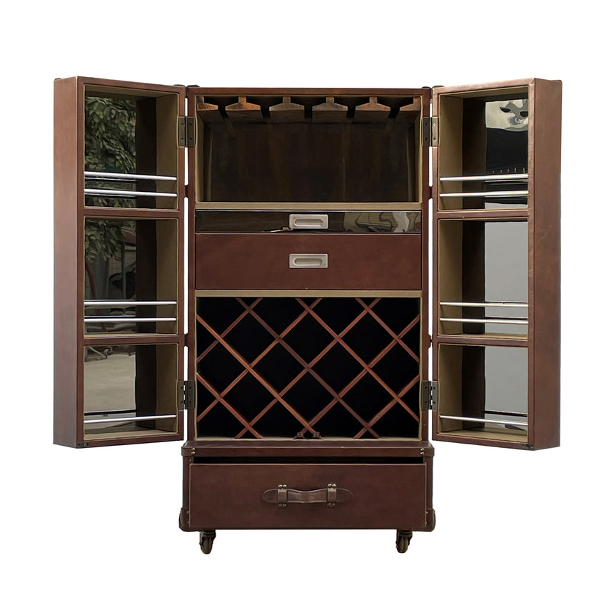 WINE BAR TRUNK | 69 x 52 x 130 CM.