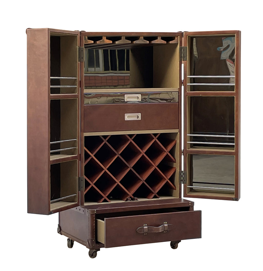 WINE BAR TRUNK | 69 x 52 x 130 CM.